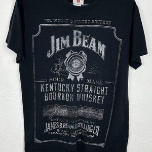 00s Vintage Jim Beam Kentucky Straight Bourbon Whiskey Tee